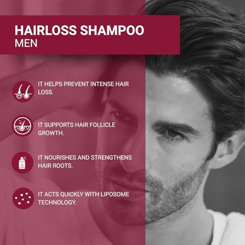BIOXCIN Hair Loss Shampoo Daily Care Treatment for Men & Women, Sensitive Scalp Formula Herbal Shampoo for Hair Growth, Complete Care Thickening & Nourishing Conditioner Intensive Hair Loss 300ml Red Avelisse