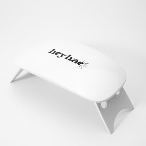 Heyhae 6W Portable UV Lamp for Semi Cured Gel Nail Strips and Top Gel Cure - Lightweight LED Nail Lamp Avelisse