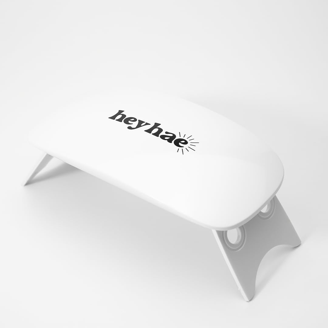 Heyhae 6W Portable UV Lamp for Semi Cured Gel Nail Strips and Top Gel Cure - Lightweight LED Nail Lamp Avelisse