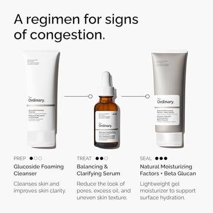 The Ordinary Balancing & Clarifying Serum - Oil Control & Pore Refinement, 1 fl oz