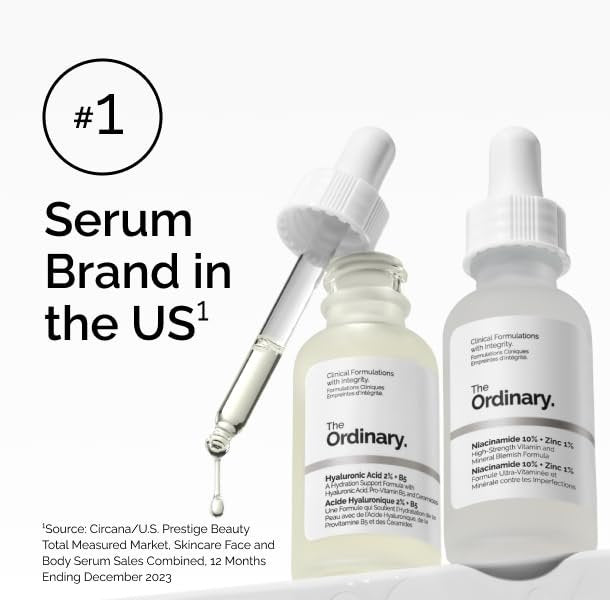 The Ordinary GF 15% Solution - Anti-Aging Serum for Visible Skin & Wrinkle Repair, 1 Fl Oz Avelisse