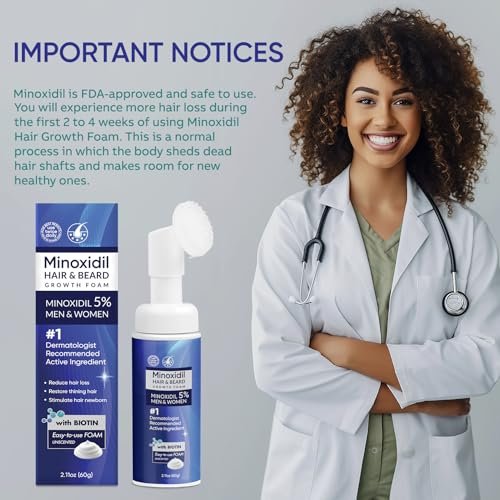 5% Minoxidil Foam for Men and Women – Hair Regrowth Treatment (60ml) - görsel 13