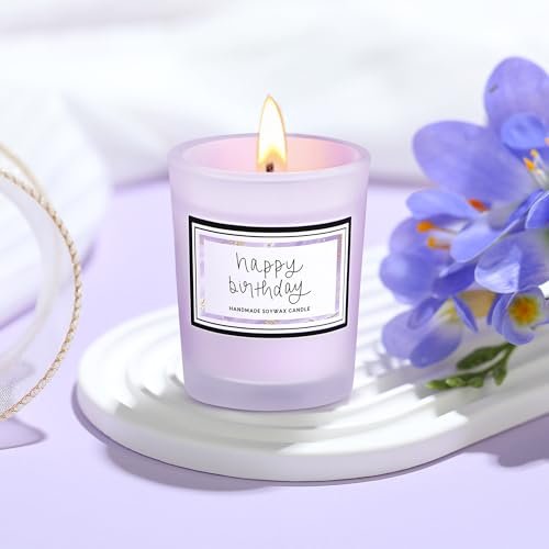 Happy Birthday Purple Gift Basket for Women - Unique Birthday Gifts for Mom, Sister, Best Friend, Female Her Avelisse