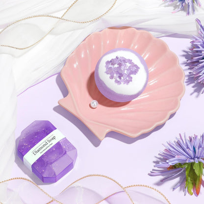 Happy Birthday Purple Gift Basket for Women - Unique Birthday Gifts for Mom, Sister, Best Friend, Female Her Avelisse