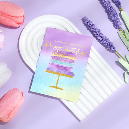 Happy Birthday Purple Gift Basket for Women - Unique Birthday Gifts for Mom, Sister, Best Friend, Female Her Avelisse