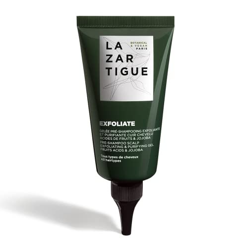 Lazartigue Exfoliate Gel, Oxygenating Detox Scalp Scrub with Jojoba Beads and Fruit Acids, Vegan, 2.5 Fl Oz - görsel 2