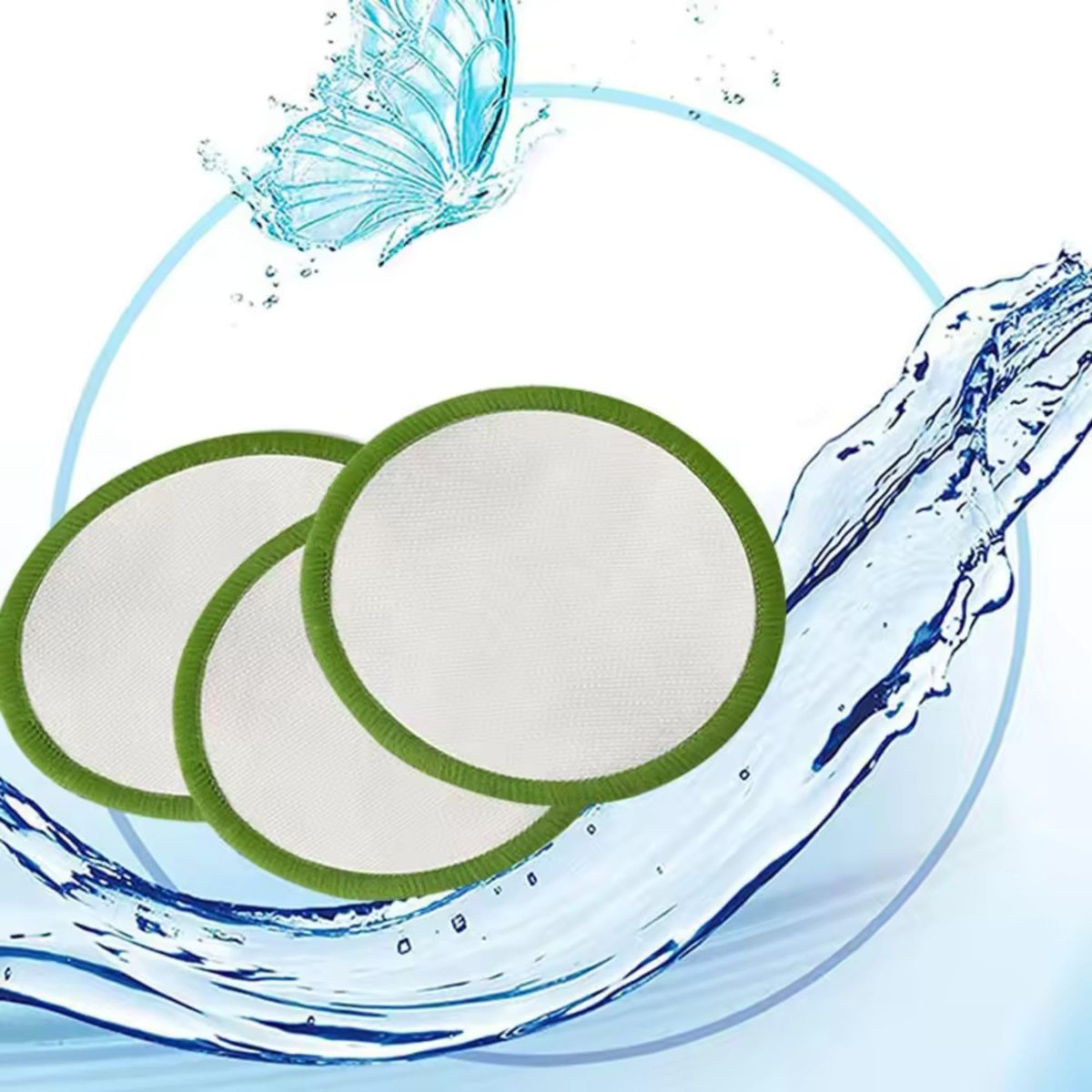 ISA’S World Reusable Makeup Remover Bamboo Cotton Pads (20 Pack) – Organic Bamboo Cotton Rounds with Washable Laundry Bag & Bamboo Storage Jar for All Skin Types - görsel 13