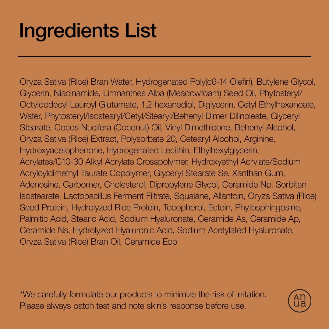 ANUA Rice 70 Intensive Moisturizing Milk - Hydrating Face Lotion with Niacinamide & Ceramides, Lightweight Nourishing for All Skin Types, Korean Skincare, 5.07 fl.oz. - görsel 11