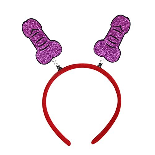EINCORN Bachelorette Party Headbands for Adults - 7 Naughty Hair Hoops & Funny Photobooth Props for Women - görsel 4