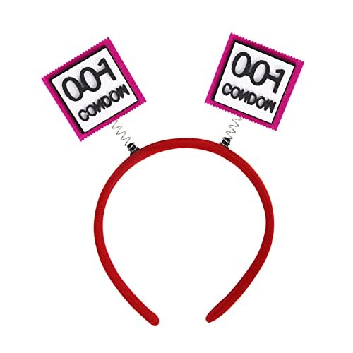 EINCORN Bachelorette Party Headbands for Adults - 7 Naughty Hair Hoops & Funny Photobooth Props for Women - görsel 10