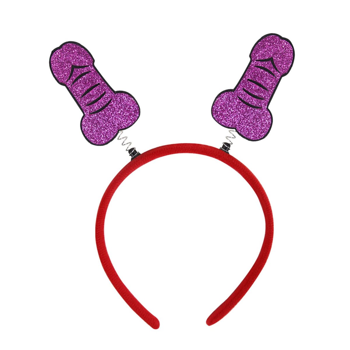 EINCORN Bachelorette Party Headbands for Adults - 7 Naughty Hair Hoops & Funny Photobooth Props for Women - görsel 3