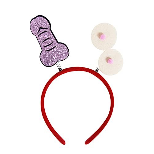 EINCORN Bachelorette Party Headbands for Adults - 7 Naughty Hair Hoops & Funny Photobooth Props for Women - görsel 8