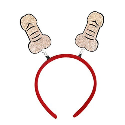 EINCORN Bachelorette Party Headbands for Adults - 7 Naughty Hair Hoops & Funny Photobooth Props for Women