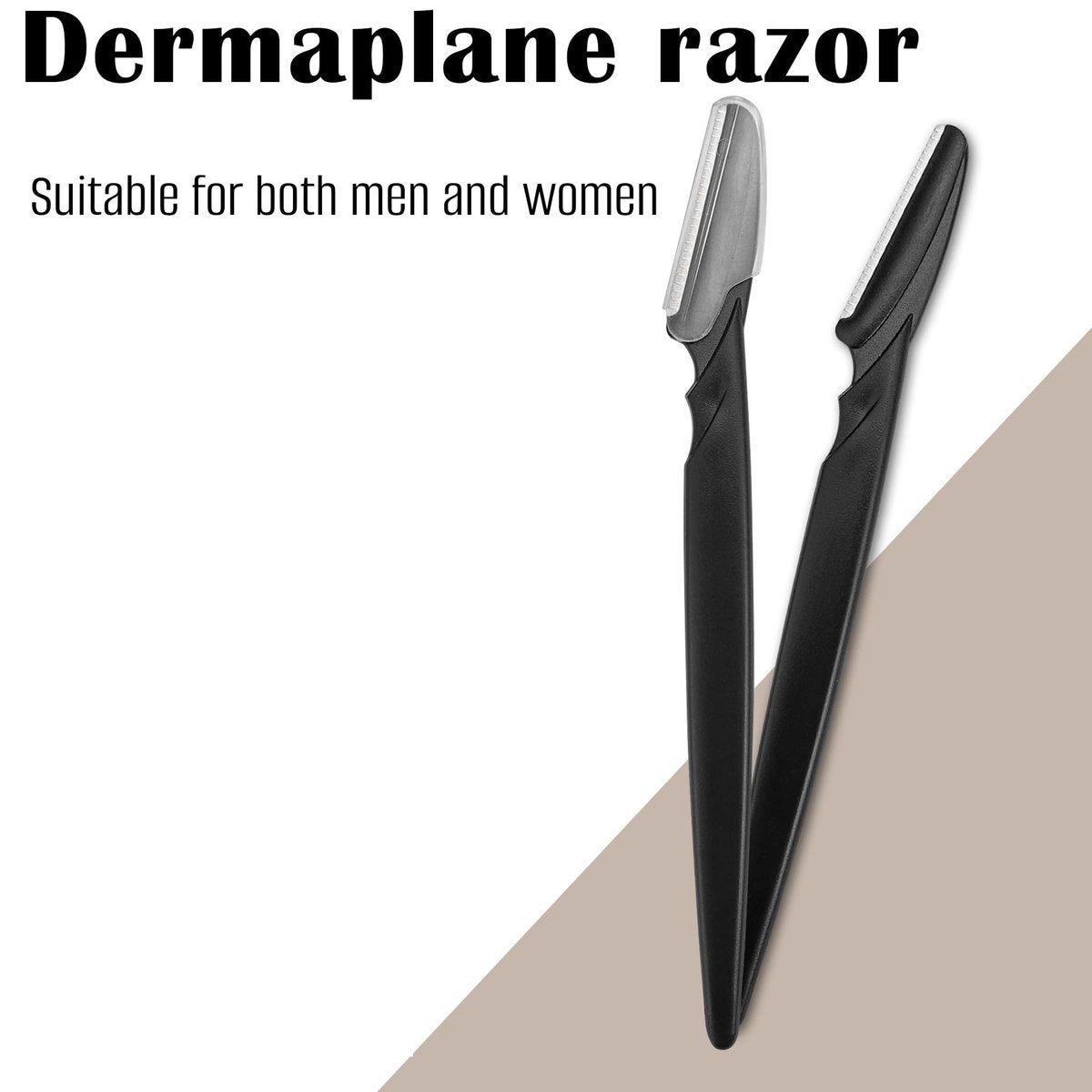 WANGFXWA Dermaplane Razor for Women & Men – 12-Pack Eyebrow Razors & Dermaplaning Tool for Face Shaving & Peach Fuzz Removal - görsel 9