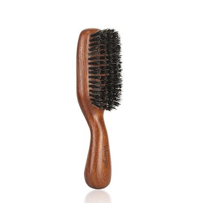 RAVEGO Hair Brush for Men - Slick Back Hair Brush - Boar Bristles Brush for Fine Thin Medium Hair, Natural Boar Hairbrush for Beard Styling Avelisse