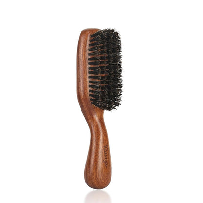 RAVEGO Hair Brush for Men - Slick Back Hair Brush - Boar Bristles Brush for Fine Thin Medium Hair, Natural Boar Hairbrush for Beard Styling Avelisse