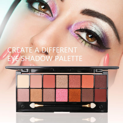 Rainbow Makeup Set for Girls - Complete Beauty Kit with Brushes & Cosmetics in Pink Organizer Case Avelisse