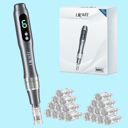 Dermastamp System 0.25mm Microneedling Pen – Derma Roller Alternative for Skin Care Avelisse