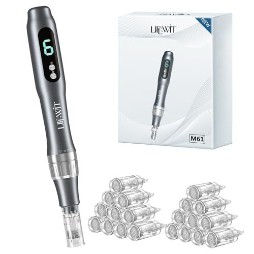 Dermastamp System 0.25mm Microneedling Pen – Derma Roller Alternative for Skin Care Avelisse