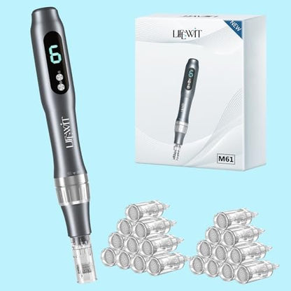 Dermastamp System 0.25mm Microneedling Pen – Derma Roller Alternative for Skin Care Avelisse