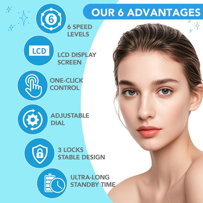 Dermastamp System 0.25mm Microneedling Pen – Derma Roller Alternative for Skin Care Avelisse