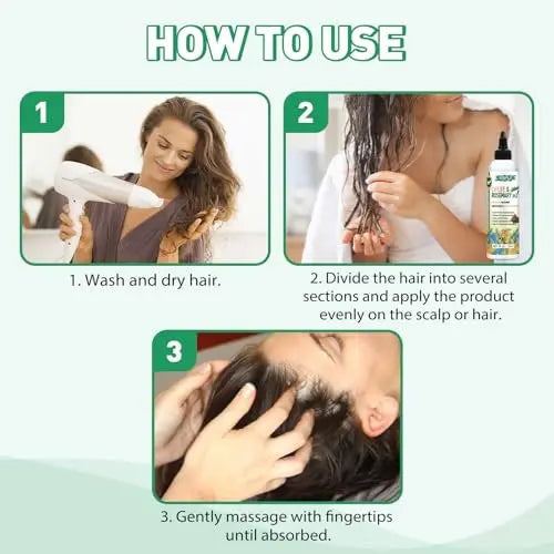 Chebe & Rosemary Hair Oil for Growth, 10 in 1 Moisturizer for Scalp, African Powder for Stronger, Longer Hair, Natural Oil for All Hair Types (2PCS) Avelisse