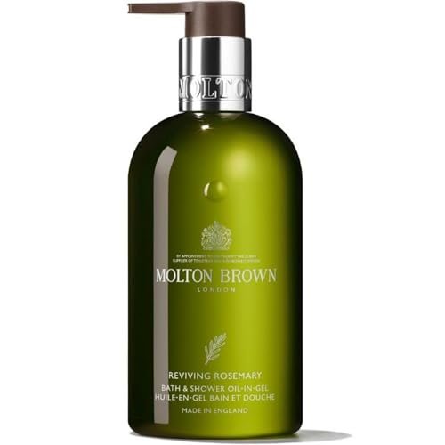 Molton Brown Reviving Rosemary Bath & Shower Oil-In-Gel 10 fl. oz. – Invigorating Herbal Body Wash Avelisse