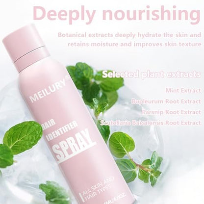 Hair Identifier Spray for Face Shaving - Moisturizing Dermaplaner Spray, Glow Reveal Face Spray for Dermaplaning, Peach Fuzz Remover for Women (1pc)
