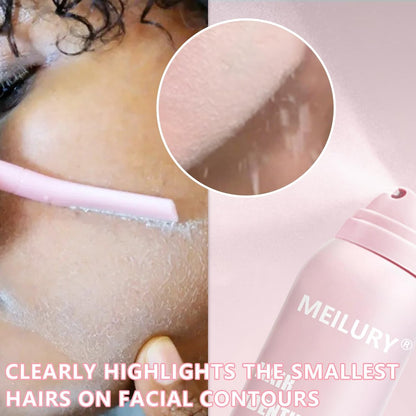Hair Identifier Spray for Face Shaving - Moisturizing Dermaplaner Spray, Glow Reveal Face Spray for Dermaplaning, Peach Fuzz Remover for Women (1pc)