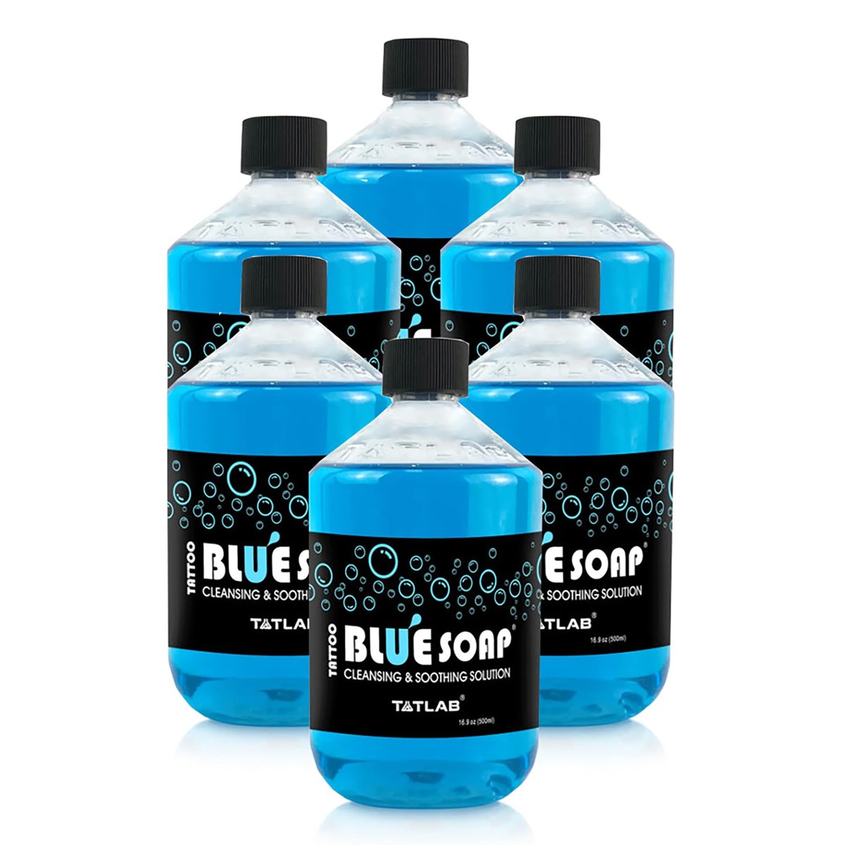 XTREME Blue Tattoo Soap – 16.9oz (500ml) Concentrated Cleanser for Tattoo Procedures & Aftercare – Made in USA Avelisse