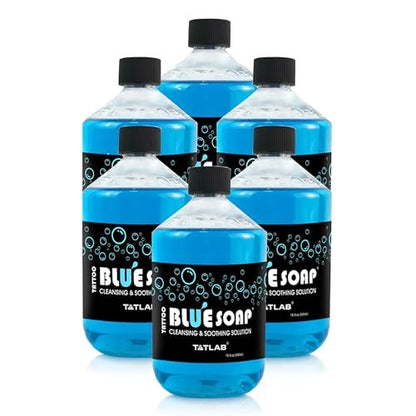 XTREME Blue Tattoo Soap – 16.9oz (500ml) Concentrated Cleanser for Tattoo Procedures & Aftercare – Made in USA Avelisse