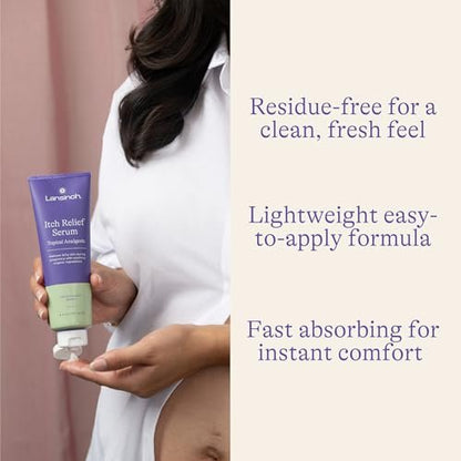 Lansinoh Anti-Itch Serum for Pregnant Moms – Soothing Pregnancy Itch Relief, Safe for First Trimester, 4.4 oz Avelisse