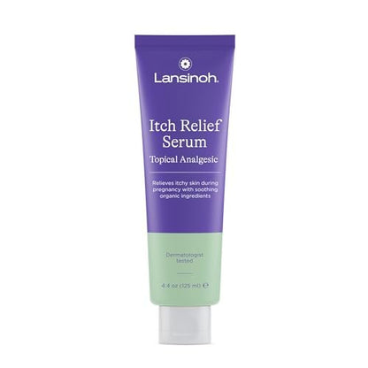 Lansinoh Anti-Itch Serum for Pregnant Moms – Soothing Pregnancy Itch Relief, Safe for First Trimester, 4.4 oz Avelisse
