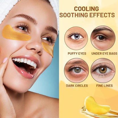 30 Pairs Lip Mask & Eye Mask Set – Hydrating Eye Patches for Puffy Eyes, Chapstick Bulk, Bridesmaid Gifts, Hangover Kit
