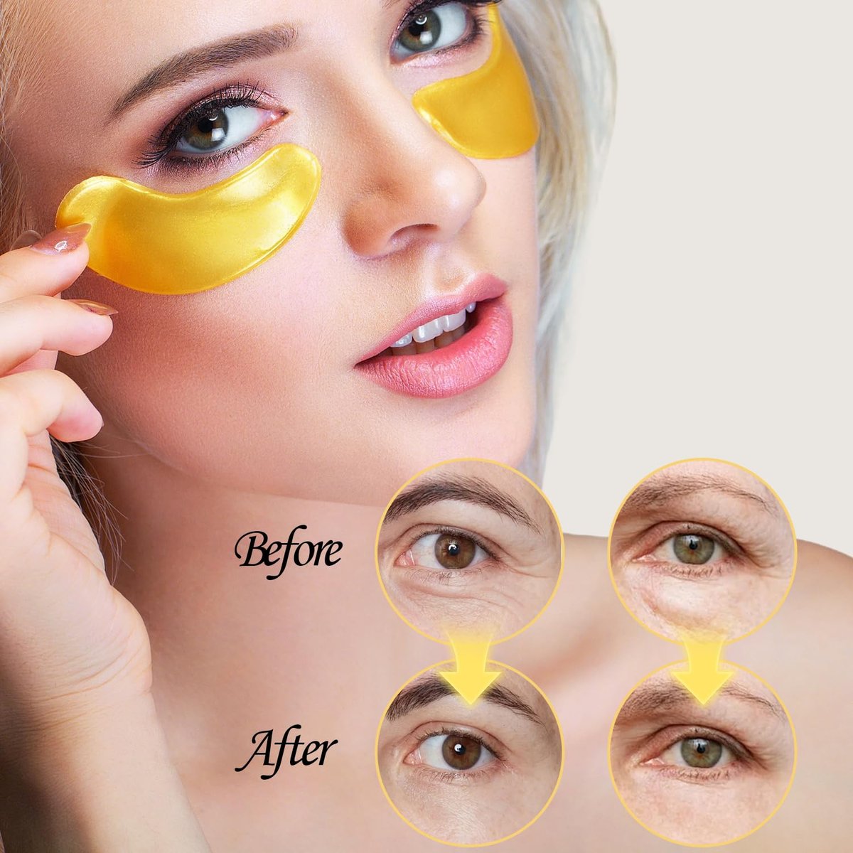 30 Pairs Lip Mask & Eye Mask Set – Hydrating Eye Patches for Puffy Eyes, Chapstick Bulk, Bridesmaid Gifts, Hangover Kit - görsel 7