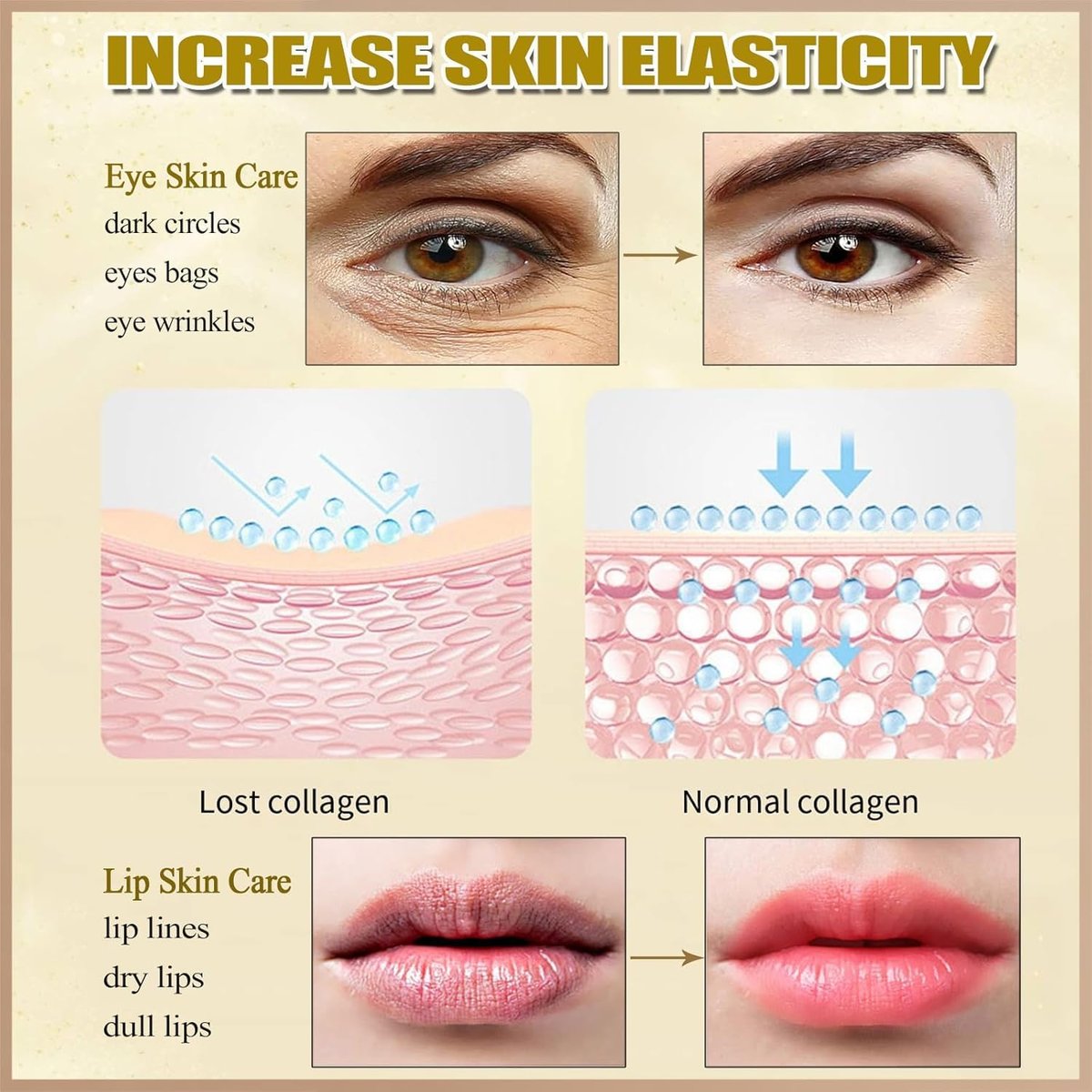 30 Pairs Lip Mask & Eye Mask Set – Hydrating Eye Patches for Puffy Eyes, Chapstick Bulk, Bridesmaid Gifts, Hangover Kit - görsel 15