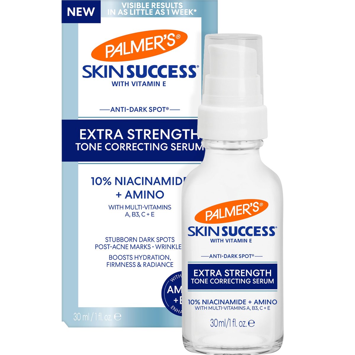 Palmer's Skin Success Extra Strength Tone Correcting Face Serum for Dark Spots, 1.0 Fl Oz Avelisse