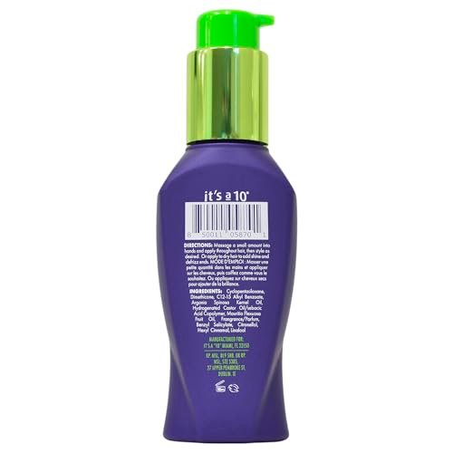 Miracle Styling Serum by It's a 10 Haircare - 3 oz | Unisex Leave-In Treatment Avelisse