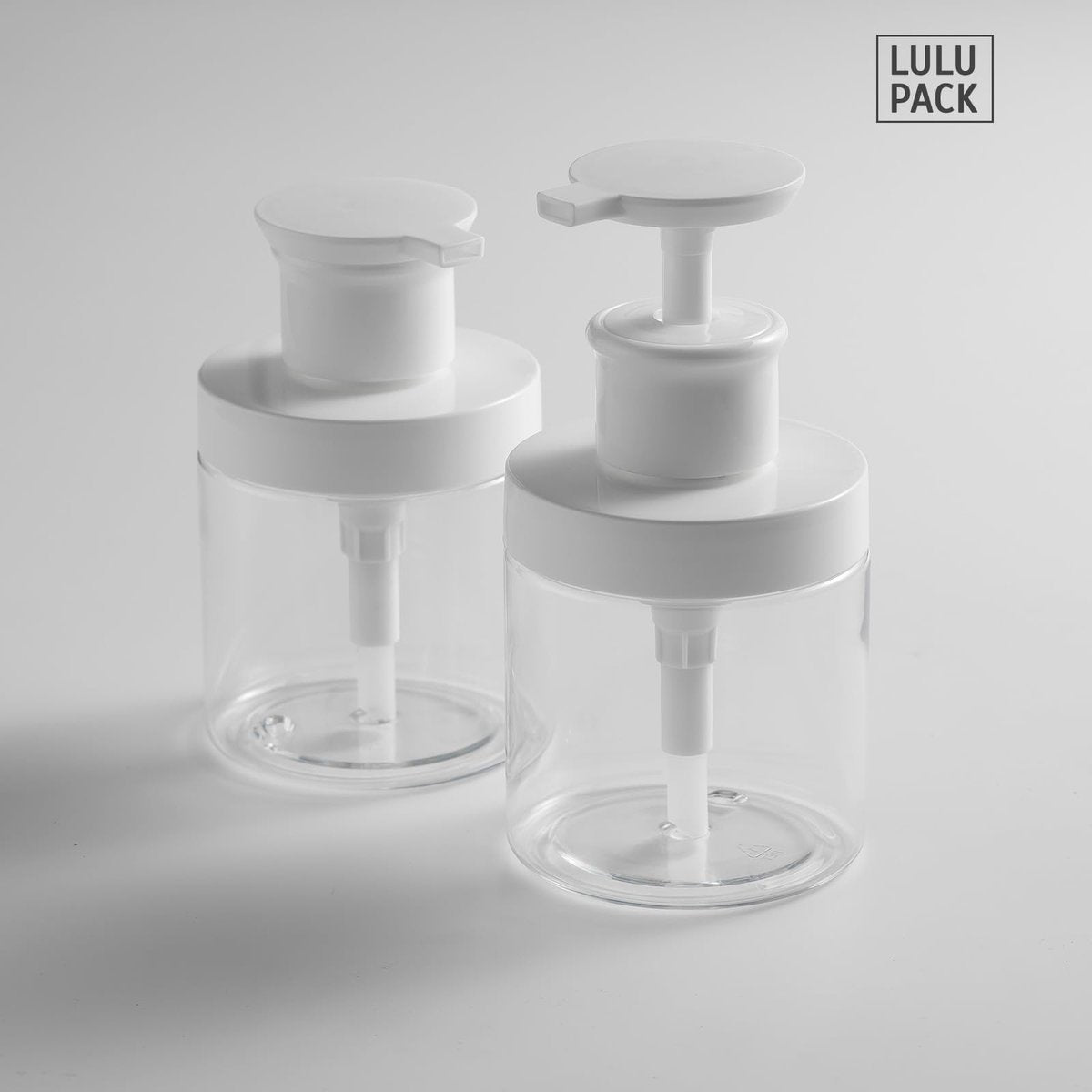 Lulupack 8 oz Clear Plastic Pump Bottle Dispenser for Soap, Shampoo, Conditioner, and Lotion - Refillable Empty Container with Wide Mouth for Bathroom, Shower, and Kitchen (250ml) - görsel 16