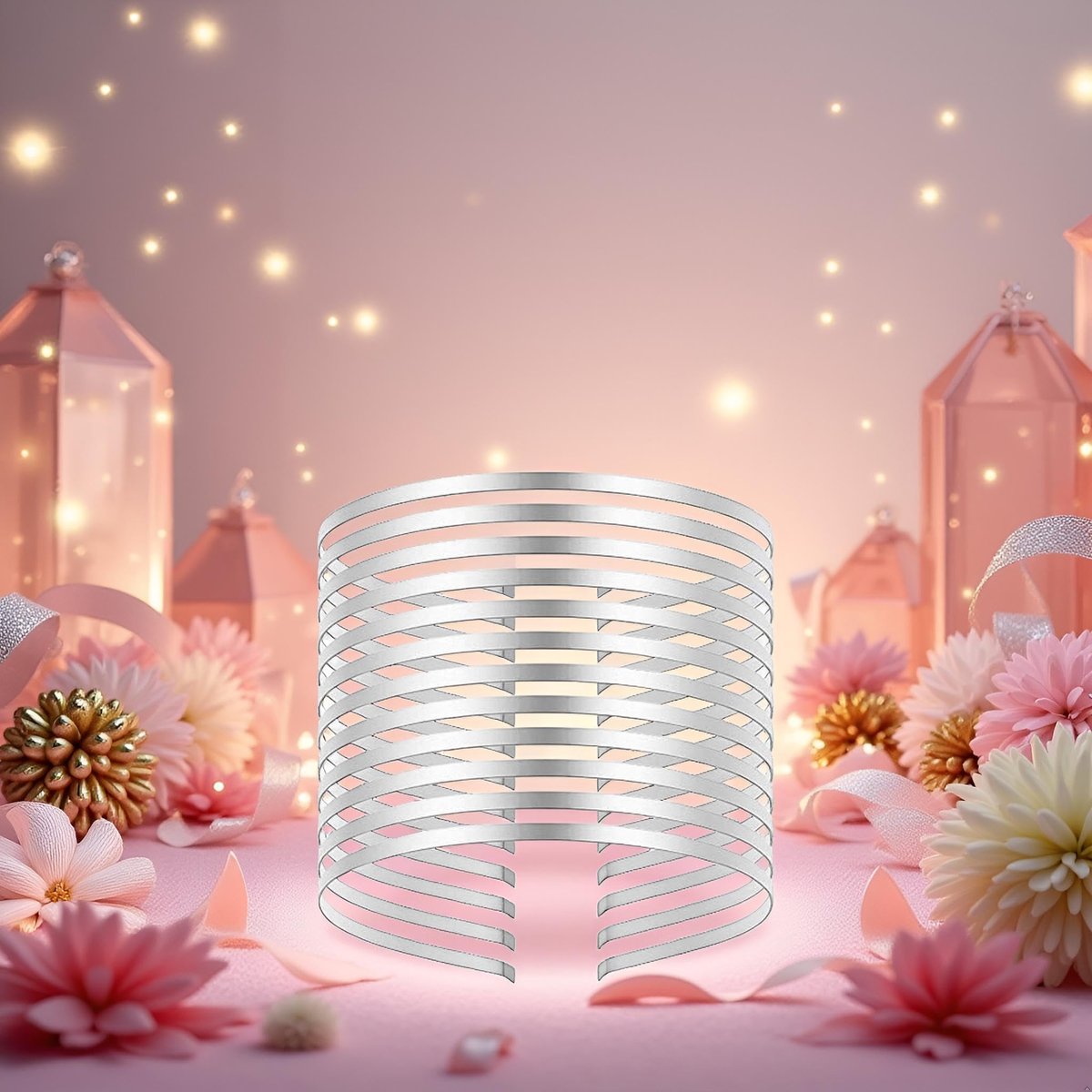 PurYupearl 10 Pcs Silver 5mm Smooth Metal Headbands Frames - Blank Tiara Base Hairband for DIY Crafts - görsel 11