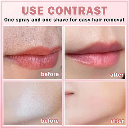 IONSGAKO Hair Identifier Spray for Face Shaving Powder for Women - Skin Body Hair Identifying Spray for Dermaplaning Glow Reveal Face Moisturizing Skin Care Dermaplaner Spray (1 Fl Oz, Pack of 1)