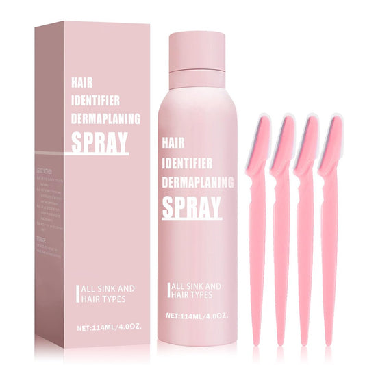 IONSGAKO Hair Identifier Spray for Face Shaving Powder for Women - Skin Body Hair Identifying Spray for Dermaplaning Glow Reveal Face Moisturizing Skin Care Dermaplaner Spray (1 Fl Oz, Pack of 1)