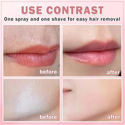 IONSGAKO Hair Identifier Spray for Face Shaving Powder for Women - Skin Body Hair Identifying Spray for Dermaplaning Glow Reveal Face Moisturizing Skin Care Dermaplaner Spray (1 Fl Oz, Pack of 1)