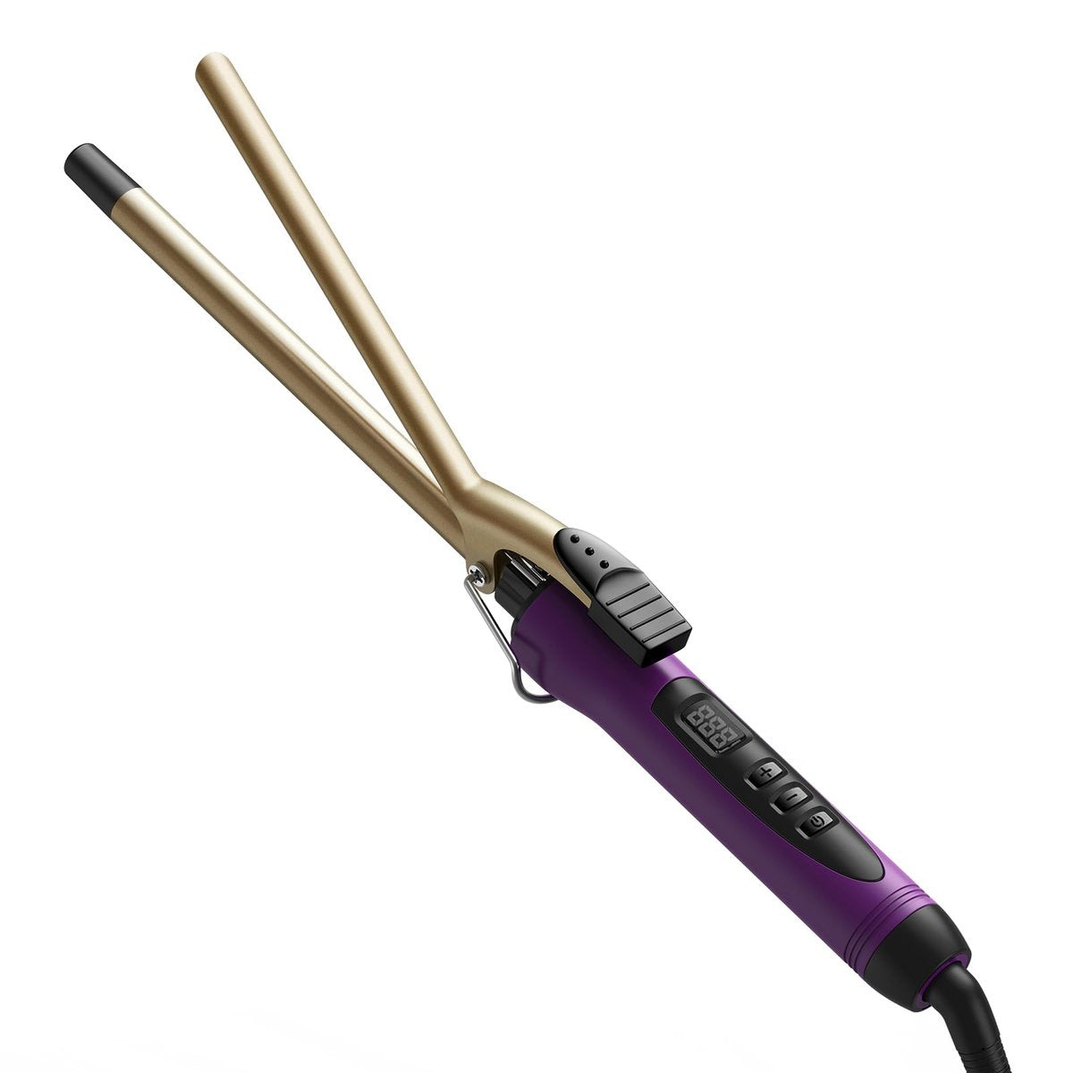 MELYDO 1/2 Inch Small Curling Iron Wand for Short & Long Hair - Ceramic Tourmaline Tiny Curling Wand with Adjustable Temperature, Heat Resistant Glove Included Avelisse