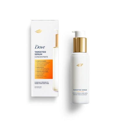 Dove Targeted Serum Multipurpose for Stretch Marks, Dark Spots, Uneven Skin Tone and Elasticity - 3.2 oz Avelisse