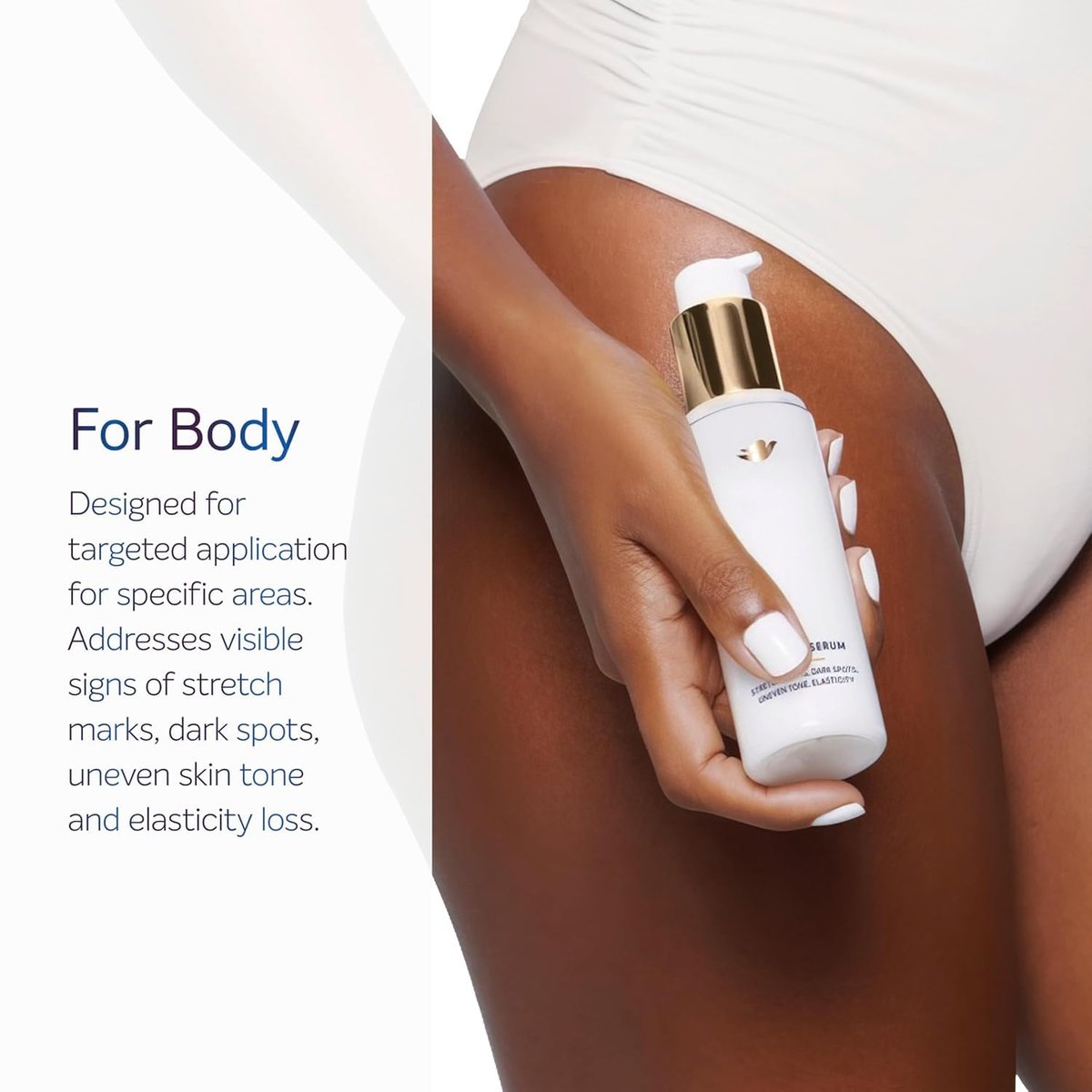 Dove Targeted Serum Multipurpose for Stretch Marks, Dark Spots, Uneven Skin Tone and Elasticity - 3.2 oz Avelisse