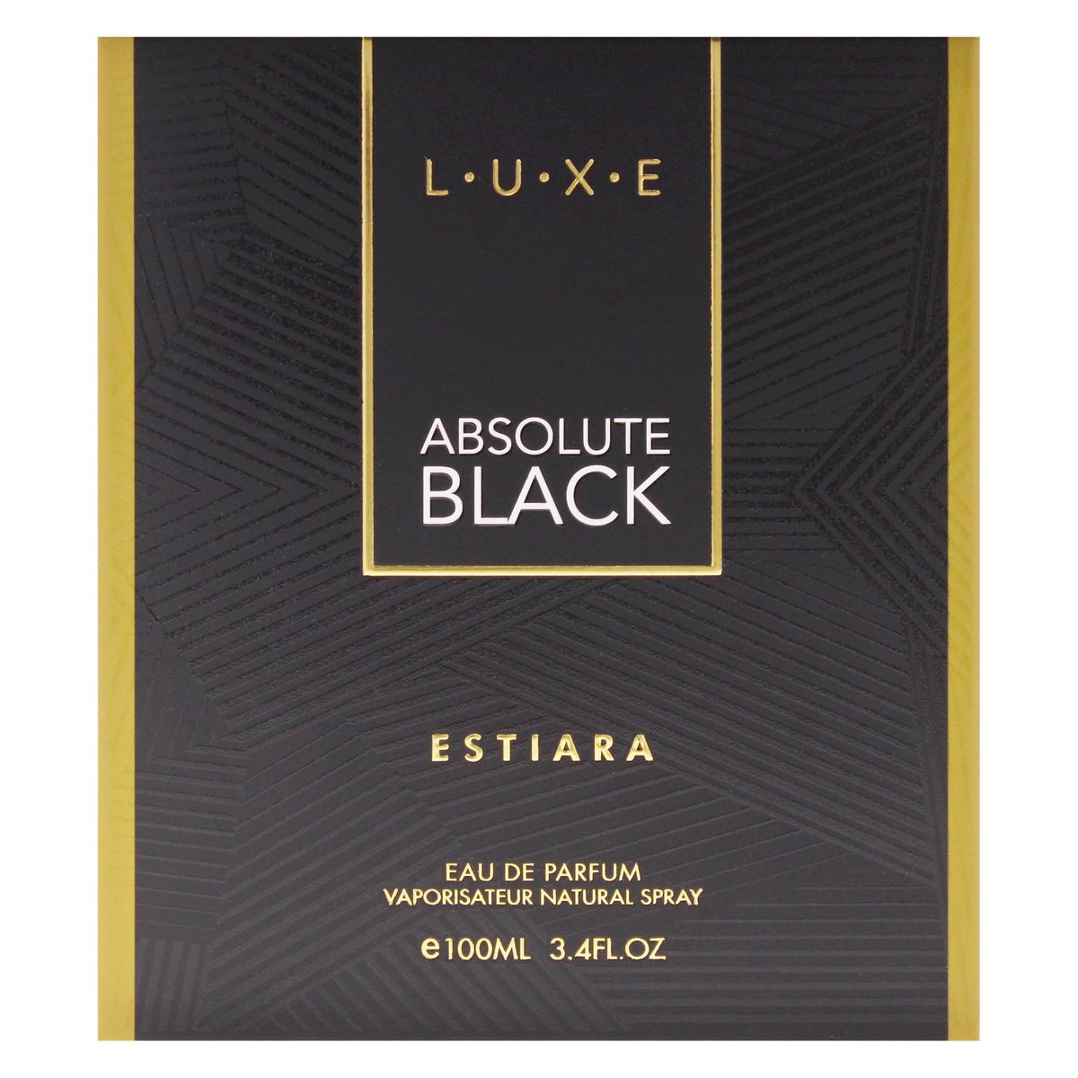 Luxe Absolute Black by Estiara for Men - 3.4 oz Eau de Parfum Spray - görsel 9