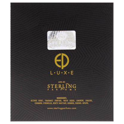 Luxe Absolute Black by Estiara for Men - 3.4 oz Eau de Parfum Spray
