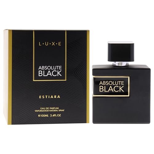 Luxe Absolute Black by Estiara for Men - 3.4 oz Eau de Parfum Spray - görsel 6