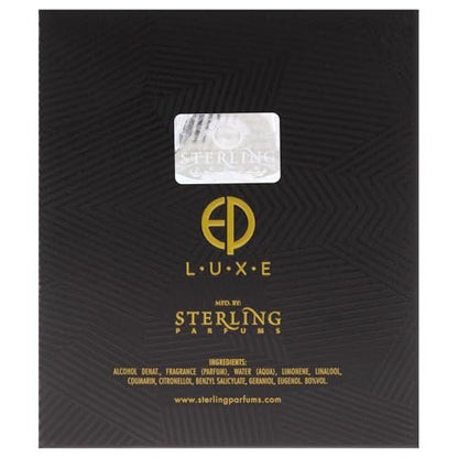Luxe Absolute Black by Estiara for Men - 3.4 oz Eau de Parfum Spray